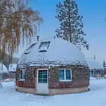 Kugelhaus Tamika - Sauna, Whirlpoolwanne Und Kamin Am Tollensesee Penzlin
