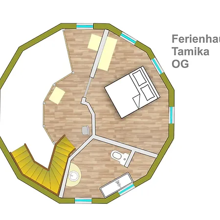 Hébergement de vacances Kugelhaus Tamika - Sauna, Whirlpoolwanne Und Kamin Am Tollensesee Penzlin