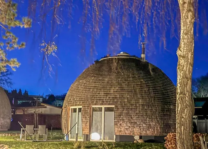 Kugelhaus Tamika - Sauna, Whirlpoolwanne Und Kamin Am Tollensesee *