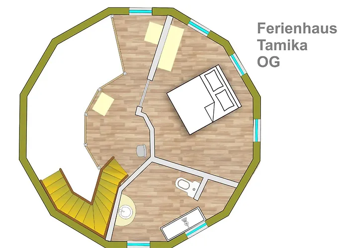 Ferienhaus Kugelhaus Tamika - Sauna, Whirlpoolwanne Und Kamin Am Tollensesee Penzlin